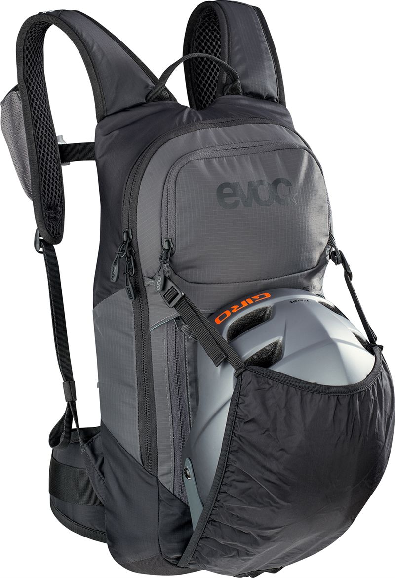 FR LITE RACE, 10 L, Protektorenrucksack / carbon grey/black / M/L