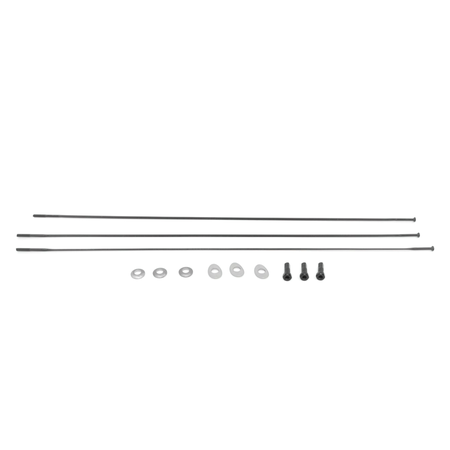 Spoke and Nipple 292mm CX-Ray Straight Pull Qty 3 / black