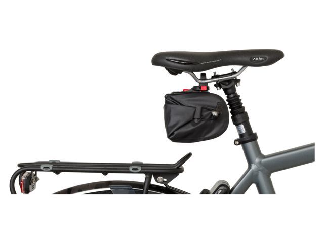 SHELTER Saddlebag Klickfix black / black