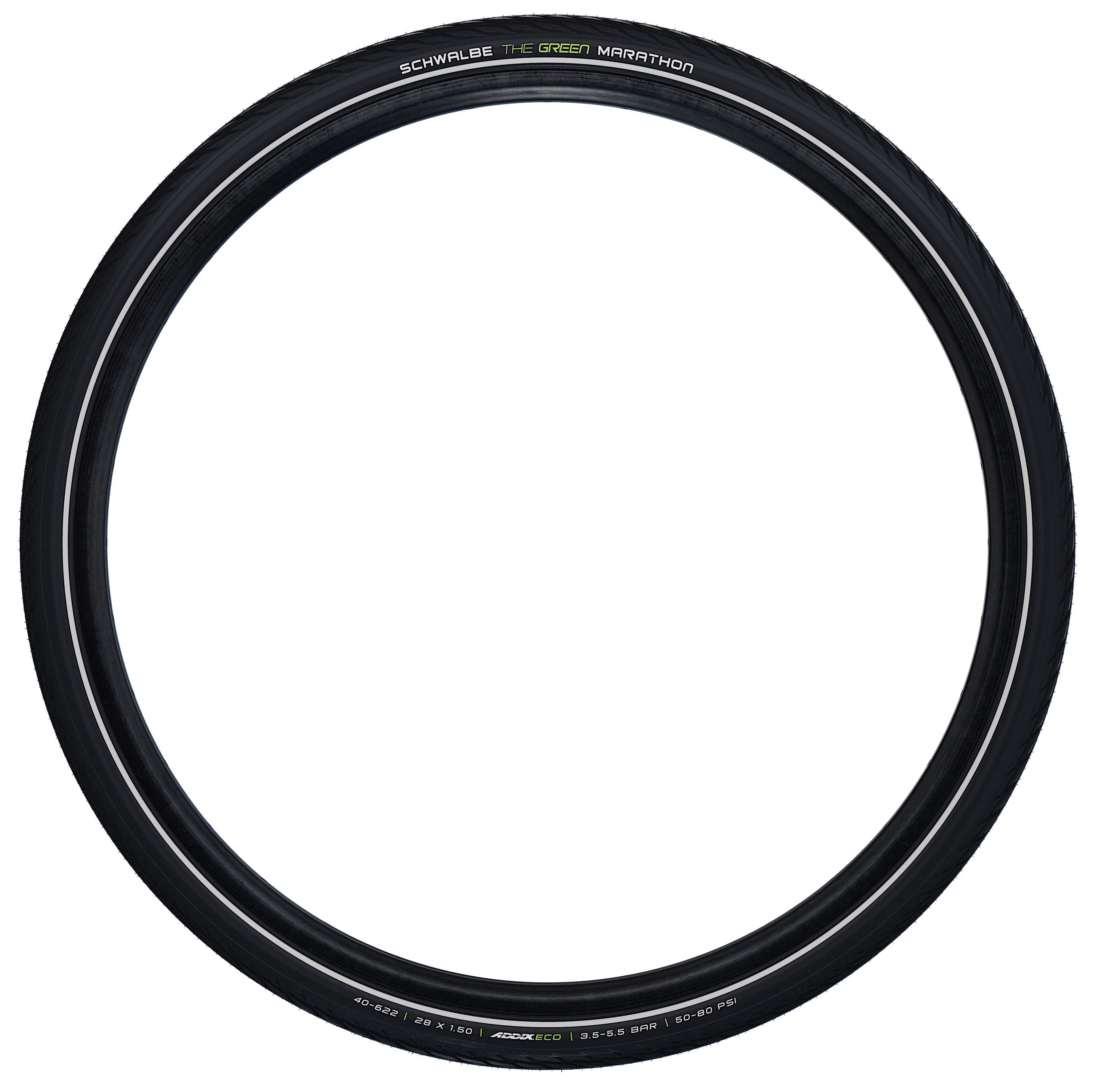 GREEN MARATHON Perf. Reifen / black / 26x1.25, 32-559