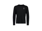 CASCADE Herren-Merino-Langarmshirt / black / L