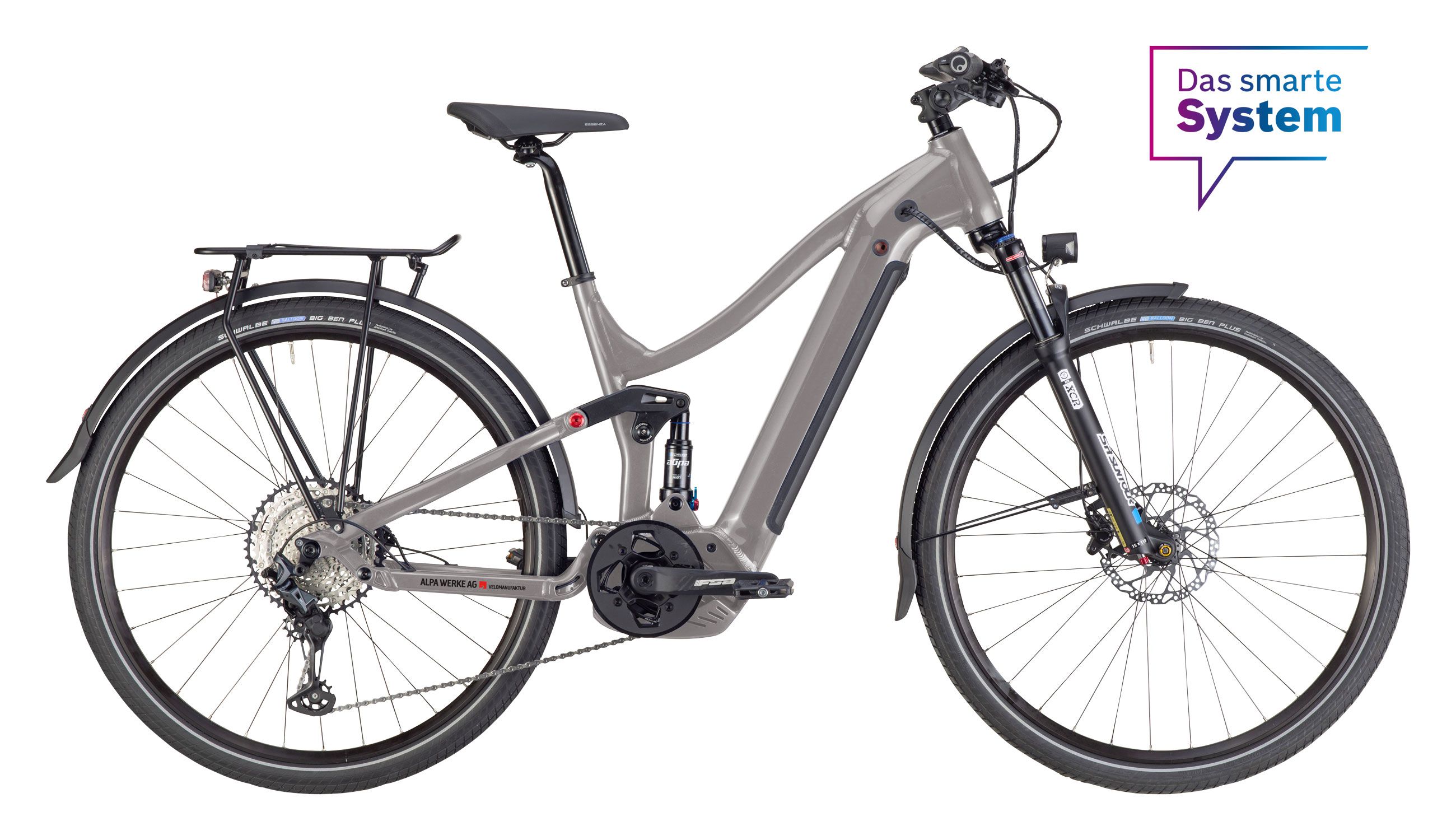 eCOMFORT DS NEO+ Crossover E-Bike / ash / 41 CM