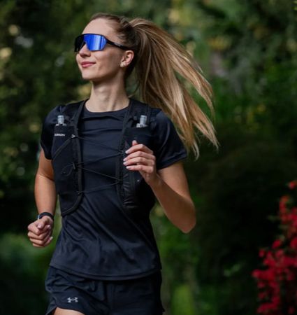 ERVO Sportbrille / sky black