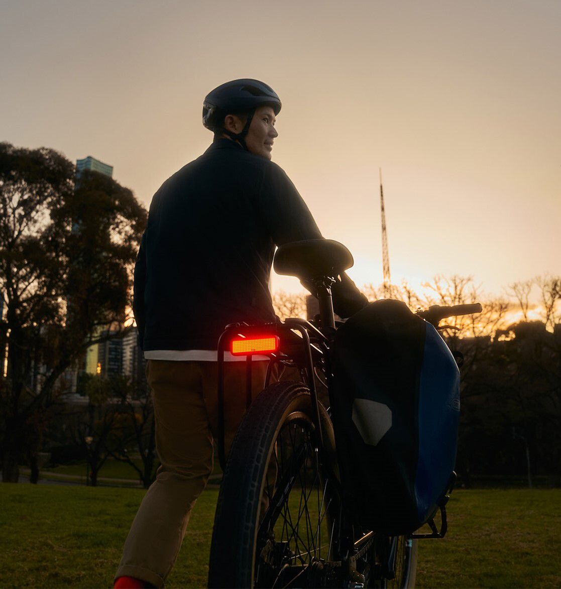 Rücklicht Blinder Link Rack Mount / black