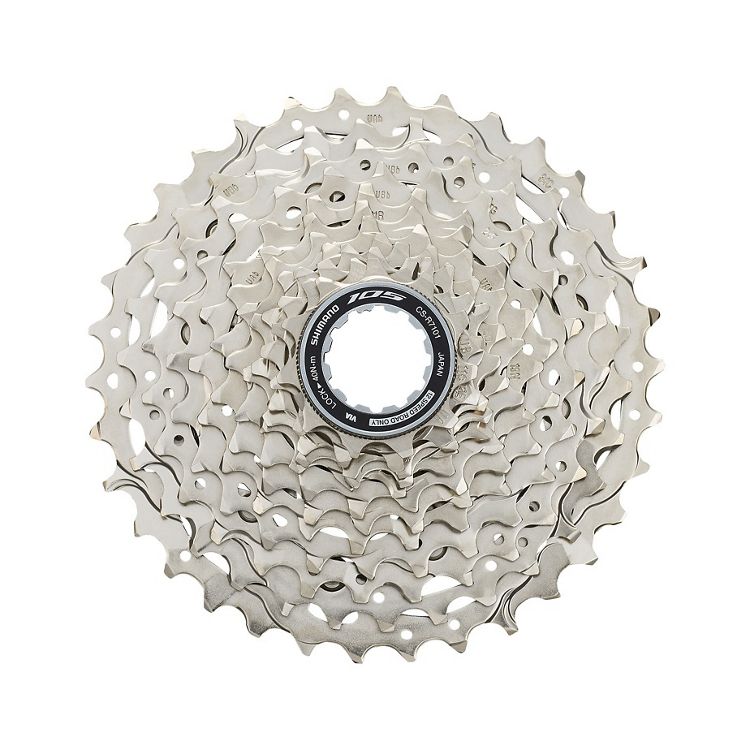 SHIMANO 105 R7101 Kassette 12fach / silber / 11-34 Zähne