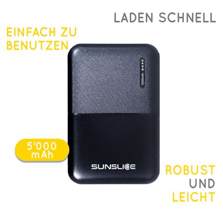GRAVITY Powerbank / black / 5000mAh, 16.5W