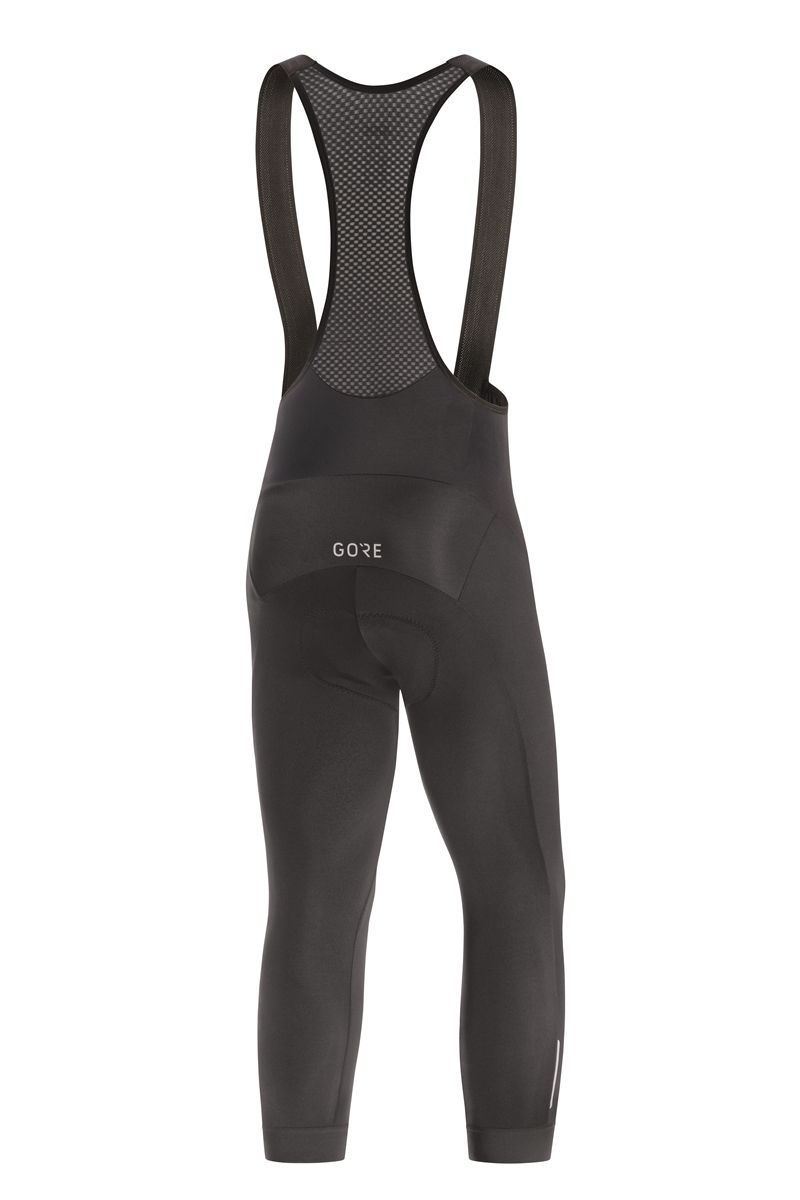 C3 Herren-3/4-Trägerhose mit Pad / black / S