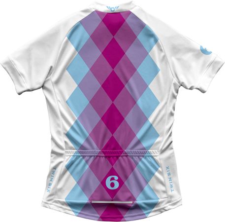 THE ARGYLE Damen-Kurzarmtrikot / white / L