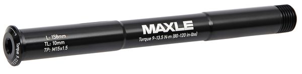 AXLE MAXLE STEALTH, Boost 15x110mm, Gesamtlänge 158mm / schwarz / 15 x 110mm