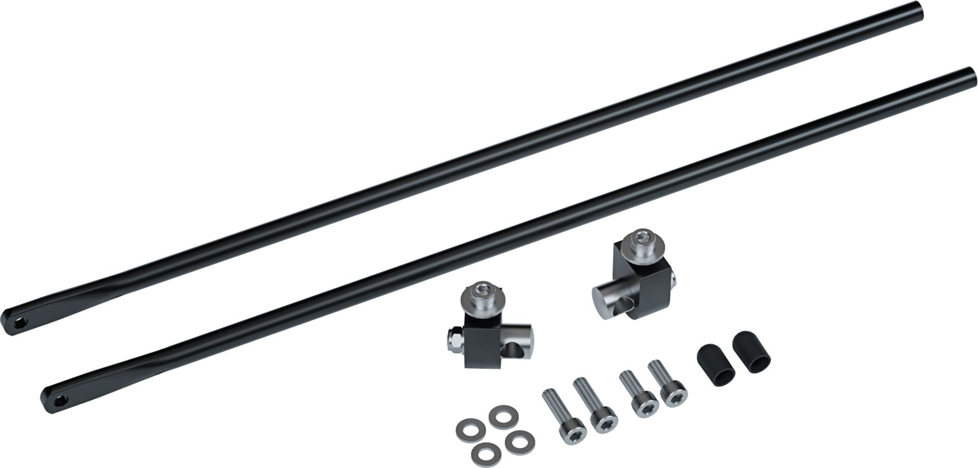 Standard Montageset mit Klemmblock / schwarz