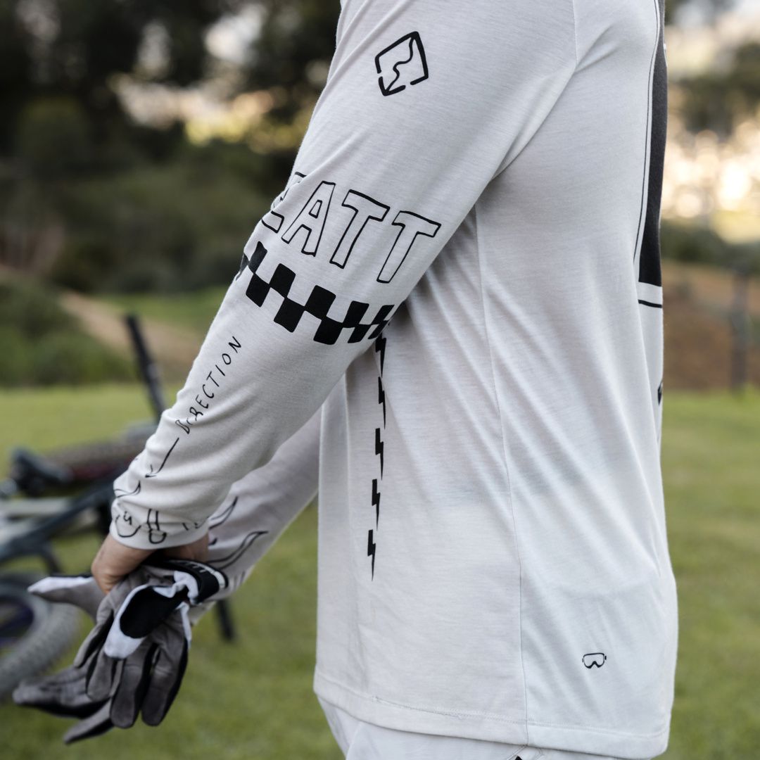MTB Gravity 3.0 Long Sleeve Jersey / cream white / XL