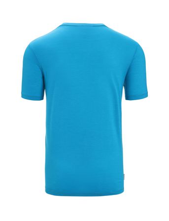 TECH LITE II CADENCE PATHS Herren-Kurzarmshirt / geo blue / XL