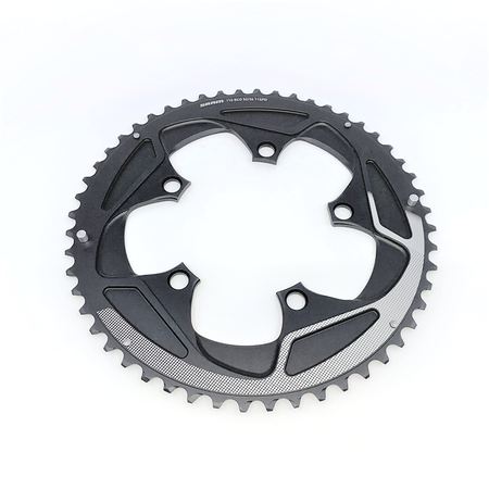 Chainring Rival22 110BCD Non-/Hidden-Bolt (52-36) / silver / 110x52T