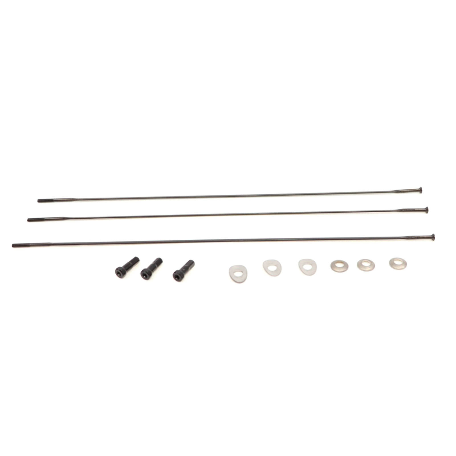 Spoke and Nipple 222mm CX-Ray Straight Pull Qty 3 / black