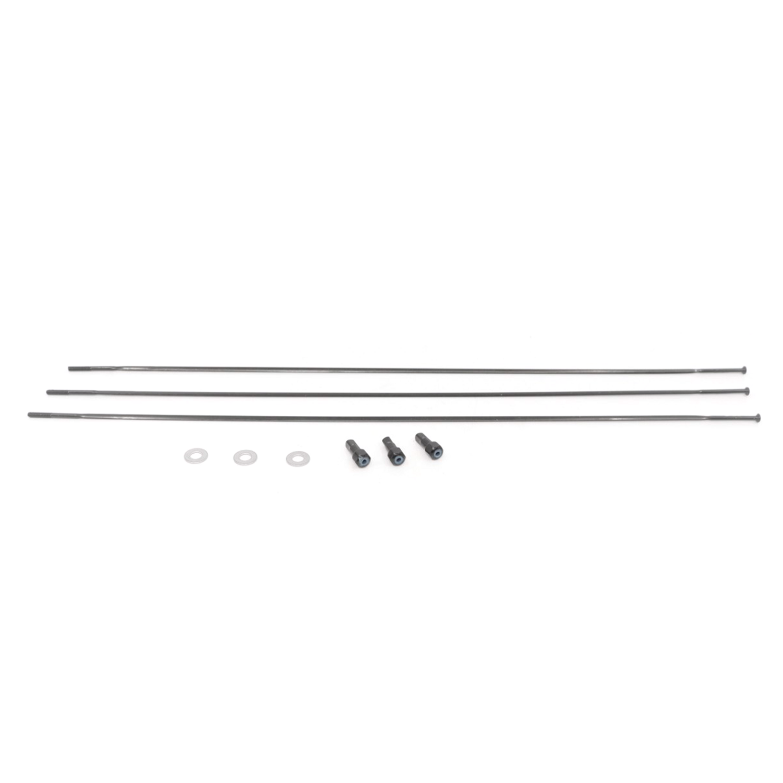Spoke and Nipple 298mm Straight Rise 60 29 Qty 3 / black