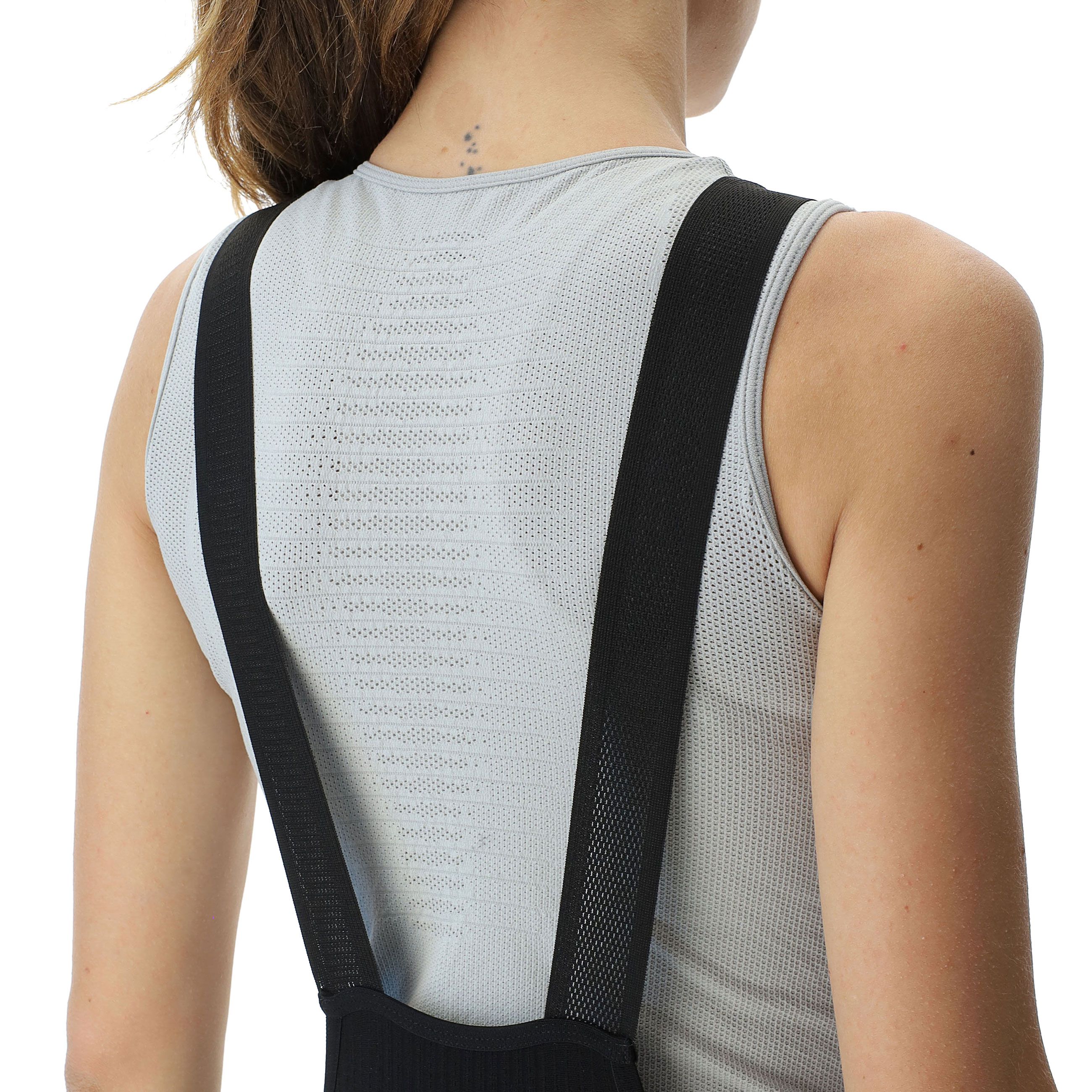 CYCLIST Damen-Singlet / nautical grey / white / S/M