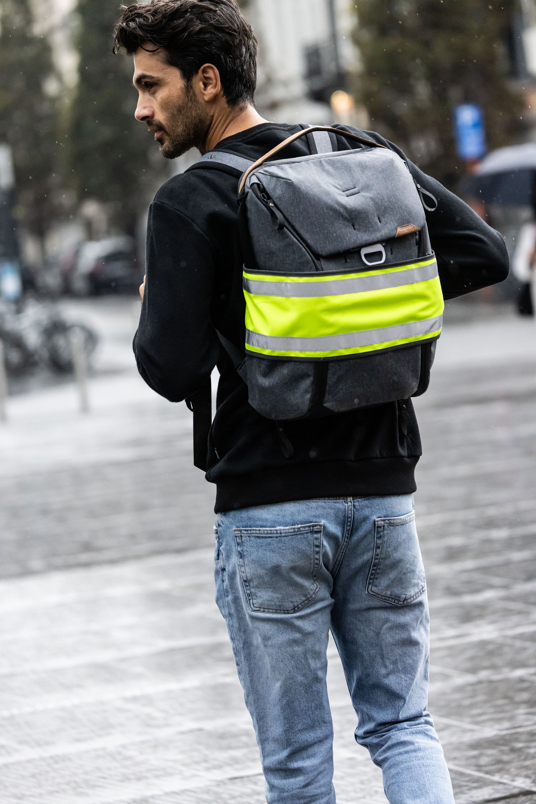 WRAP IT REFLECTIVE BAND mit Klettverschluss / gelb