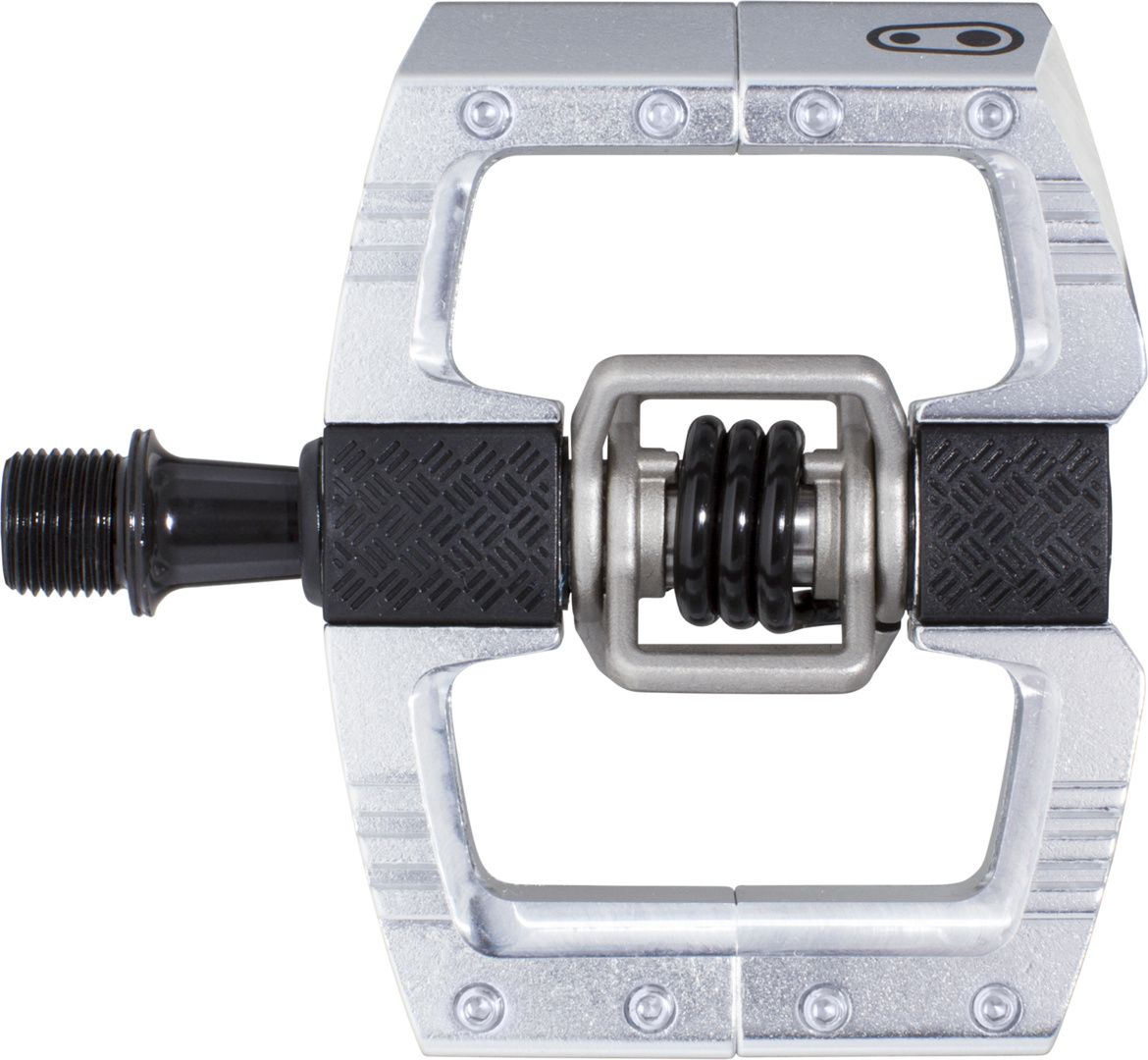 Pedal Mallet DH high polish silver / silber / Klickpedalen, 100 x