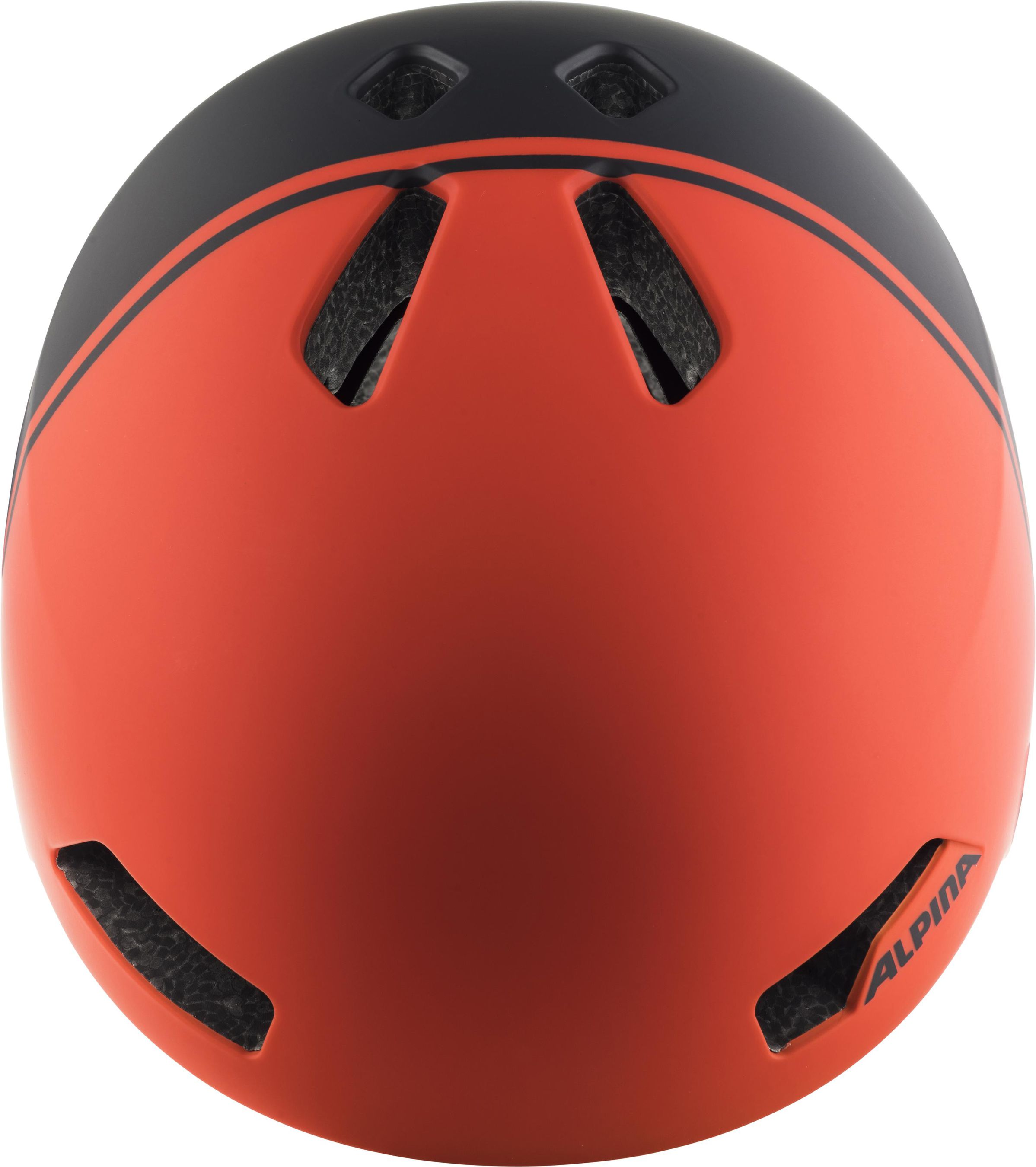HACKNEY Velohelm / rot schwarz / 47-51CM