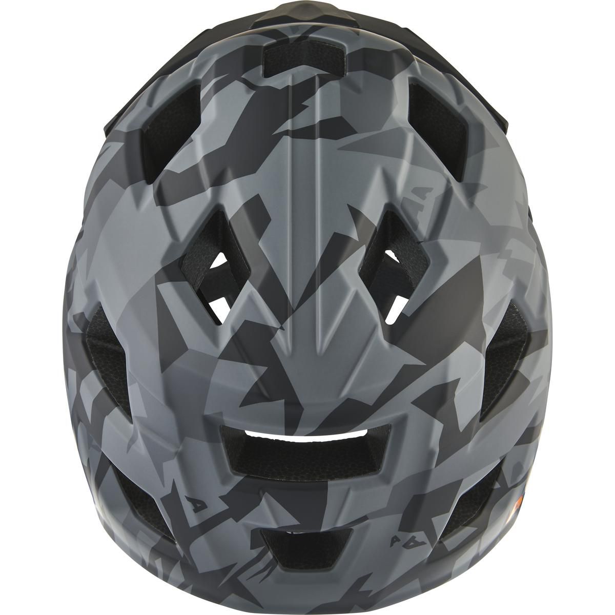 RUPI Vollvisierherlm / black-camo orange matt / onesize (50-55cm)