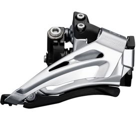 Umwerfer Deore FD-M6025 Double 10-Gang Dual-Pull / schwarz / 28-34mm