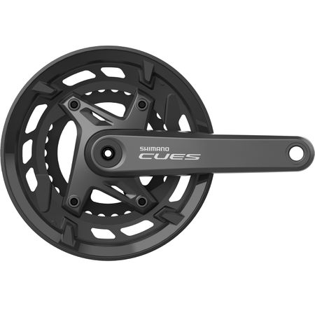 Kettenradgarnitur Cues FC-U6000 Double 9/10/11-Gang / schwarz / 175 mm, 46x30, 48.8, ja (einfach), nicht kompatibel