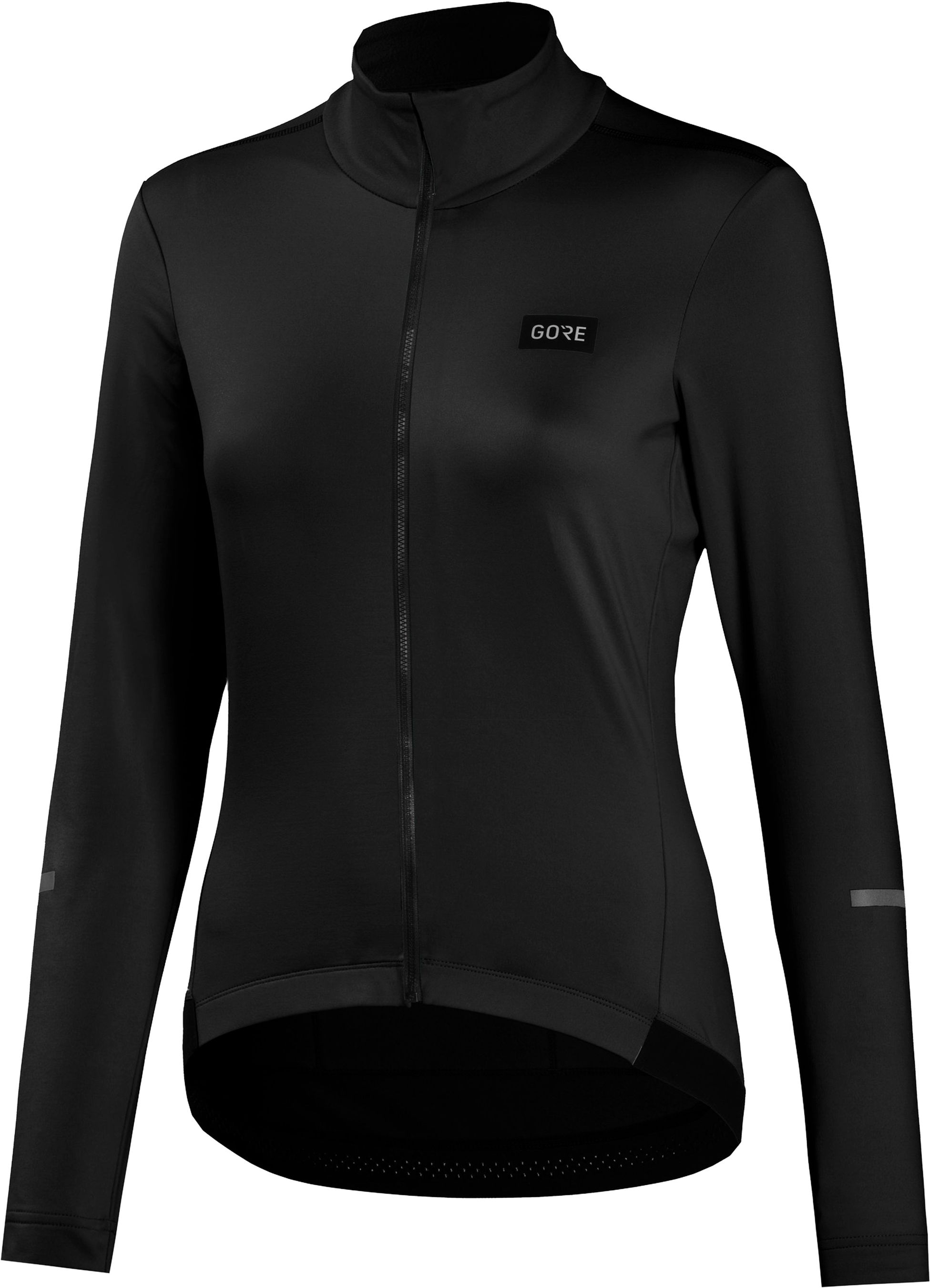 PROGRESS Damen-Thermo-Langarmtrikot / black / 40