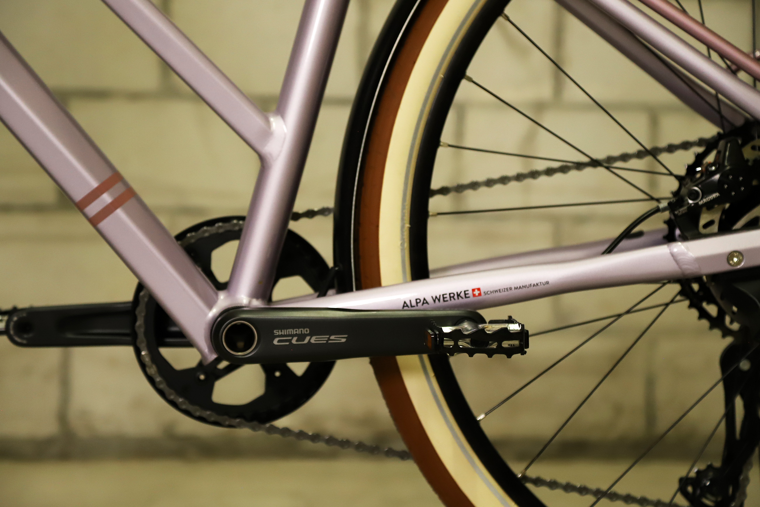 INDY LIFE Para City- und Alltagsvelos / lavendel glanz / 48 CM