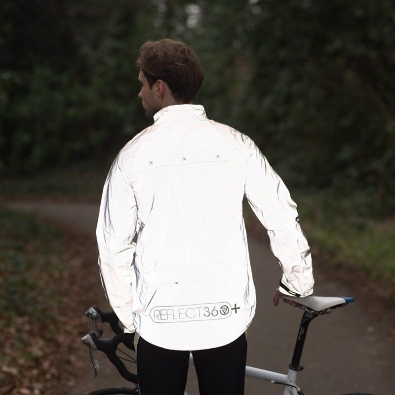 REFLECT 360+ Herren-Regenjacke / silber / M