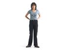 TECH LITE TOUR CLUB 1995 Damen-Merino-Kurzarmshirt / gravel / XL