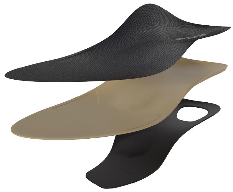 Einlagesohlen IP Touring Solestar / schwarz-beige / 46/47