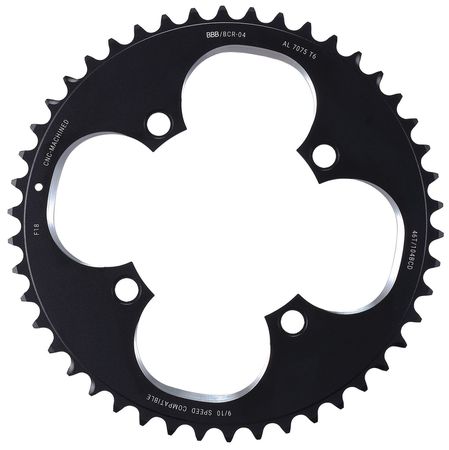 KETTENBLATT 46 Z. , 104mm, 4-arm / schwarz / 46 Z/L 104mm