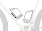 ALT-POSITION Adapter für alternative Bidonhalterbefestigung / schwarz silber