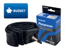 BUDGET Schlauch, 700x25/35C / schwarz /  28", SV, 48mm, 700 X 25C - 35C