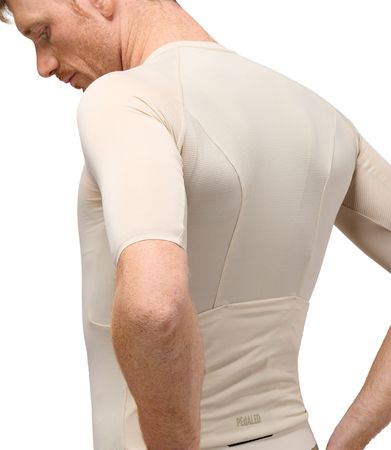 ELEMENT LIGHTWEIGHT Herren-Kurzarmtrikot / off-white / L