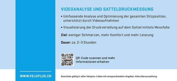 Geschenkgutscheine Ergonomie / Videoanalyse & Satteldruckmessung