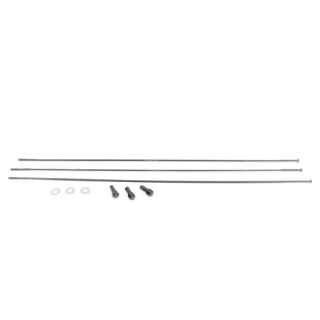Spoke and Nipple 298mm Straight Roam 60 27.5 Qty3 / black