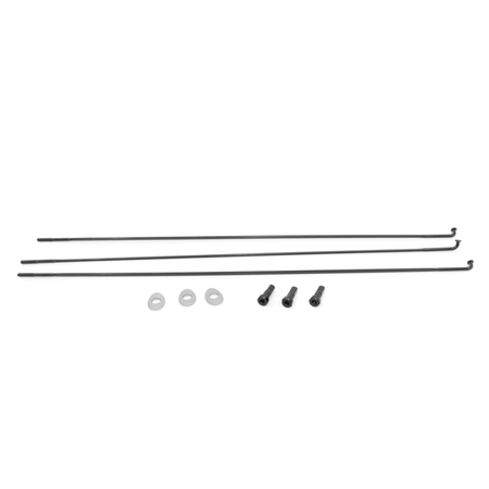 Spoke and Nipple 256mm CX-Sprint J-Bend Qty 3 / black