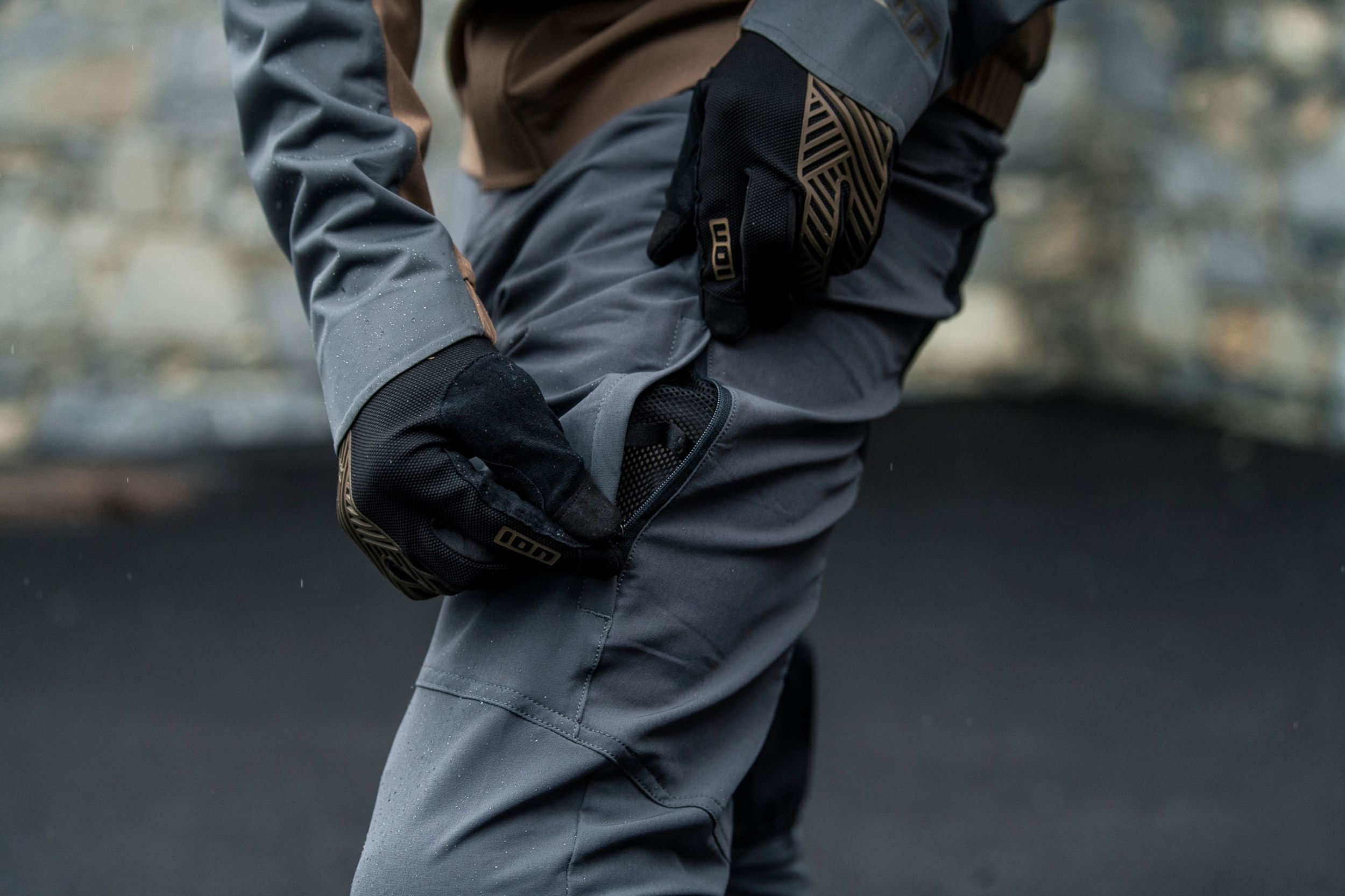 SHELTER Herren-Softshellhose / indigo dawn / S