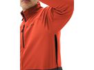 QIMSA PRO Herren-Softshelljacke / glowing red / S