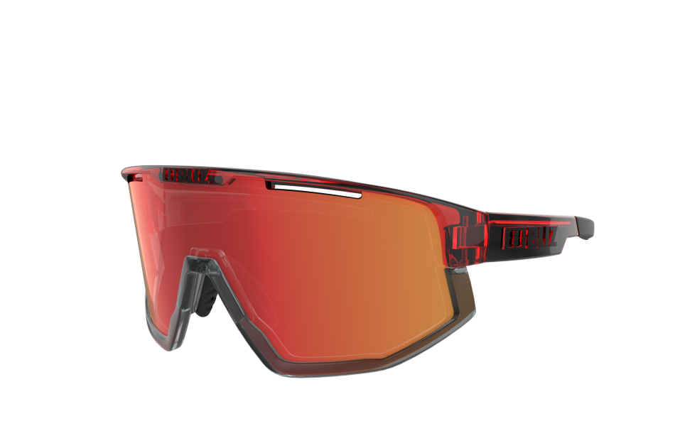 FUSION Sportbrille / transparent red