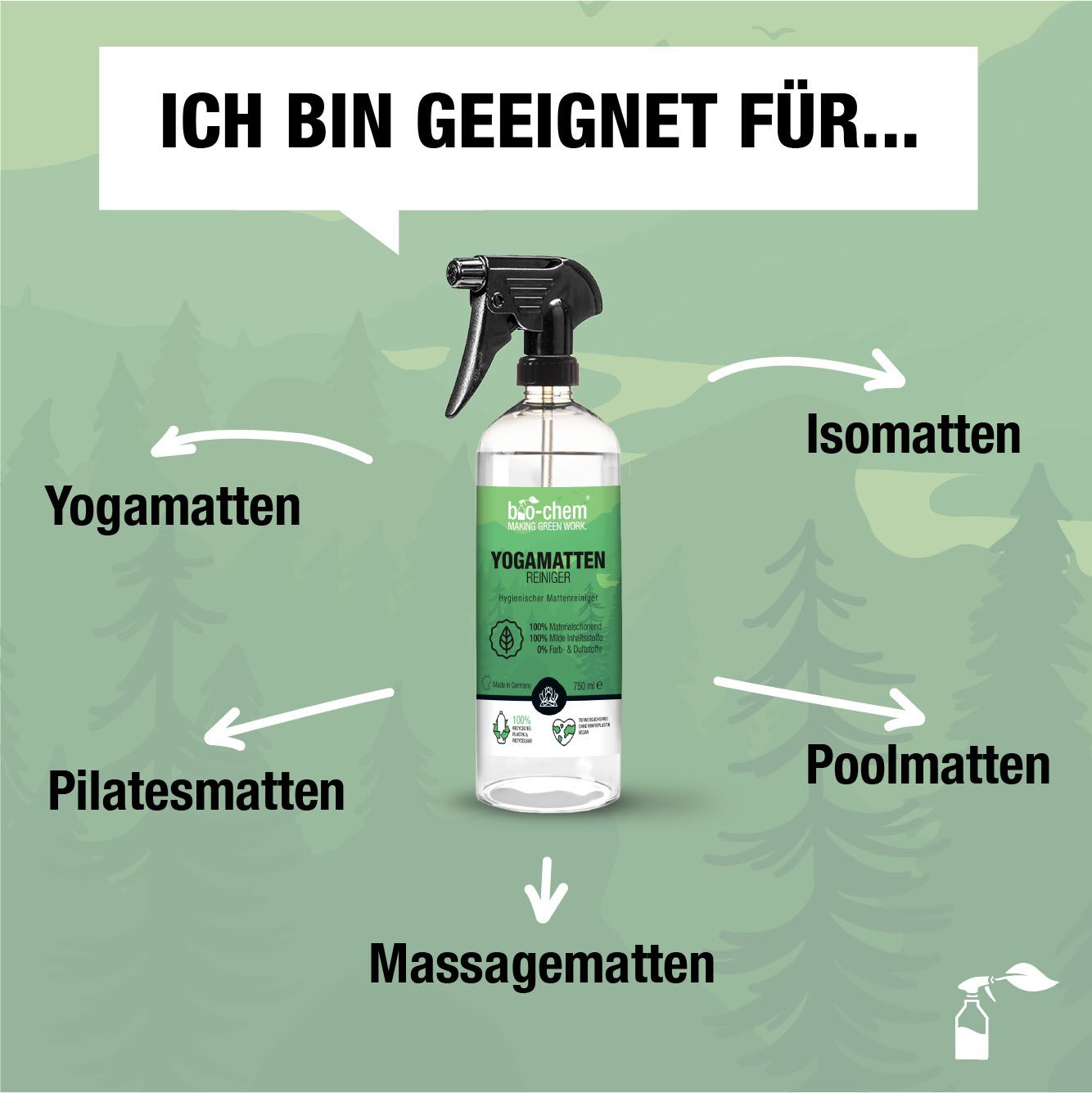 Bio-Chem Yogamattenreiniger