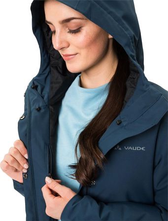CYCLIST PADDED Damen-Regenparka / dark sea / 40