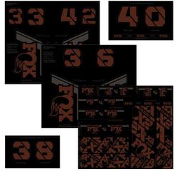 Decal 21 Custom Fork & Shock / Root Beer