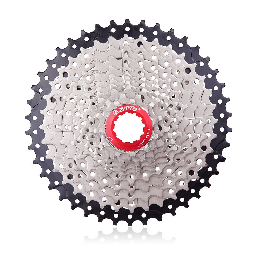 KASSETTE 11-fach, HG-Freilauf für Shimano/SRAM / silber_schwarz / 11-42 Zähne