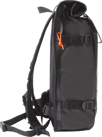 Rolltop Backpack / schwarz / 26 x 15 x 45 cm, 22 l