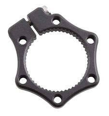 6-LOCH-ADAPTER mit Schraubklemmung für Centerlock Naben / schwarz