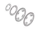 DEORE M510 4-Arm-Kettenblätter 9-fach LØ 64/104 mm / silber / 44 Zähne