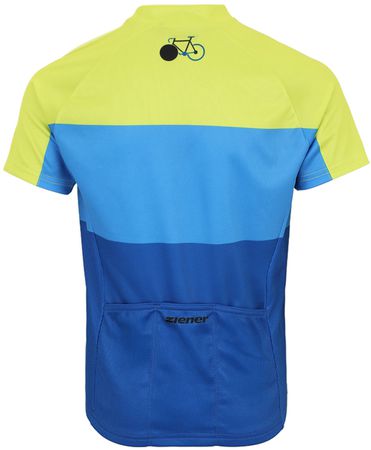 NESTEL-Z Kinder-Kurzarmtrikot / bitter lemon/cobalt blue / 152