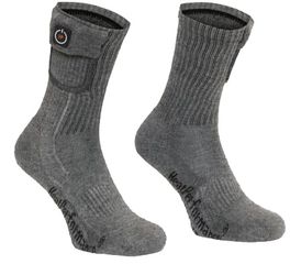 THIN Heizsocken / grau / M=39-41